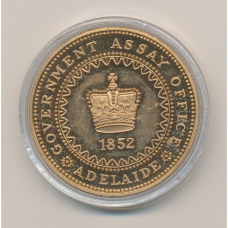 Médaille - Refrappe 1 Pound 1852 - 40mm - bronze