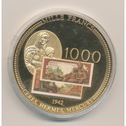 Médaille - 1000 Francs Mercure - En mémoire d'une monnaie