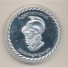 Médaille - Agamemnon - Roi légendaire de Mycènes et d'argot - Mythologie Grecque - nickel - 50mm