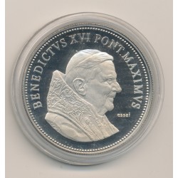 Médaille - Benoit XVI essai - Première visite en France du pape 2
