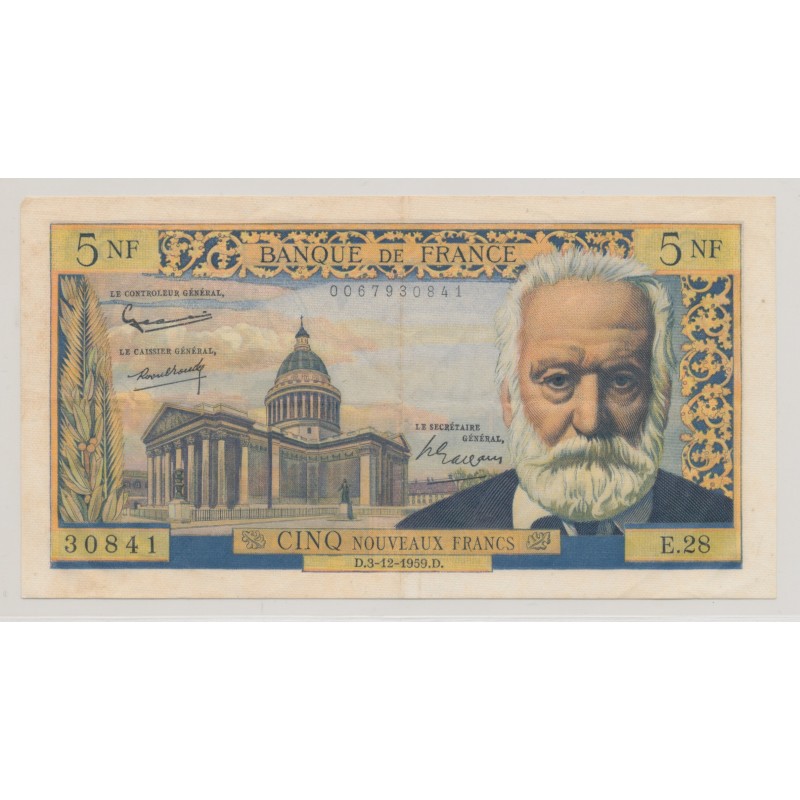 5NF Victor Hugo - 3.12.1959 - E.28 - TTB+