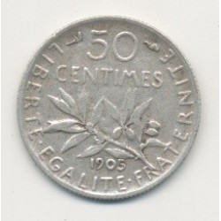 50 Centimes Semeuse - 1905