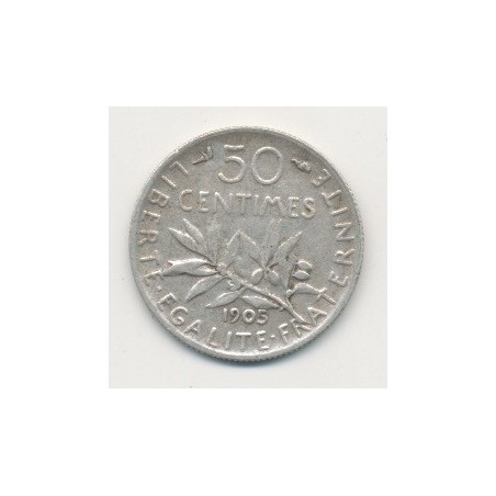 50 Centimes Semeuse - 1905