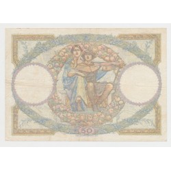 50 Francs Luc Olivier Merson - 27.05.1927 - TTB/TTB+ 2