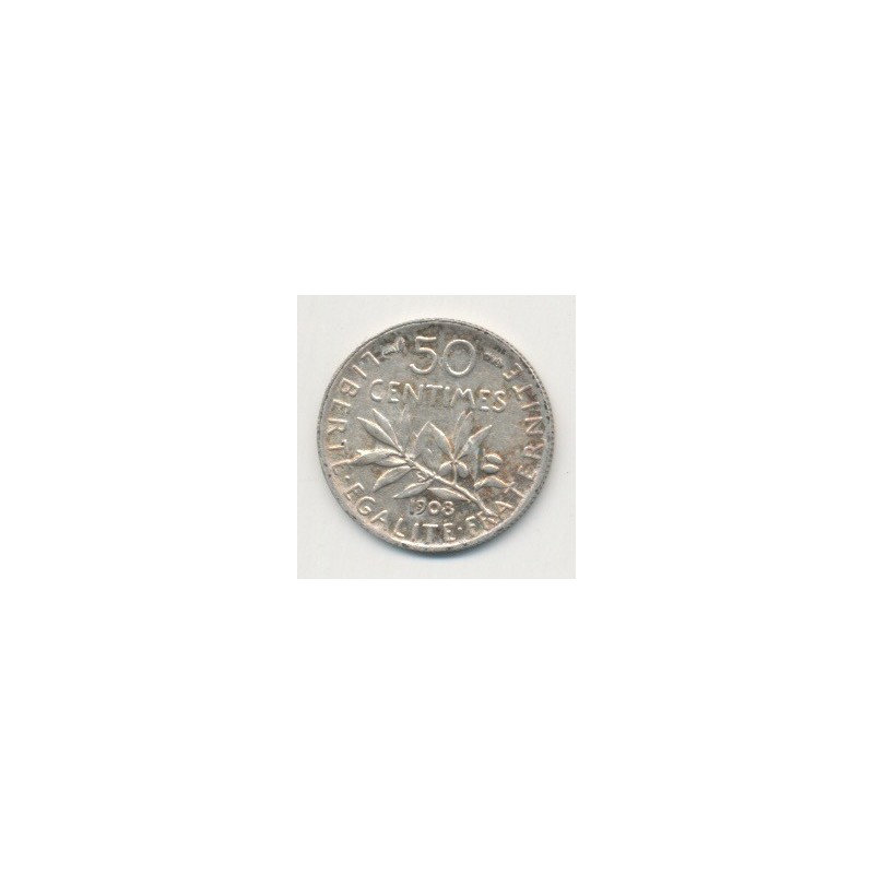 50 Centimes Semeuse - 1908
