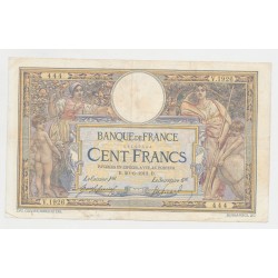 100 Francs Luc Olivier Merson - 20.06.1913 - TTB/TTB+