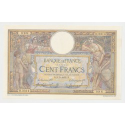 100 Francs Luc Olivier Merson - 8.03.1916 - TTB+