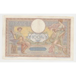 100 Francs Luc Olivier Merson - 14.04.1916 - TTB/TTB+ 2