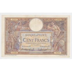 100 Francs Luc Olivier Merson - 7.12.1918 - TTB/TTB+