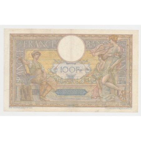 100 Francs Luc Olivier Merson - 12.02.1921 - TTB/TTB+
