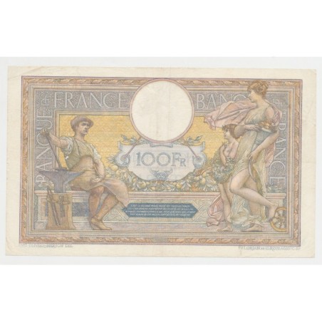 100 Francs Luc Olivier Merson - 23.07.1921 - TTB/TTB+
