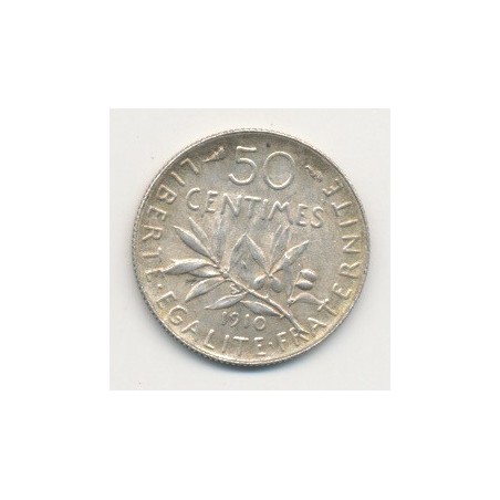 50 Centimes Semeuse - 1910