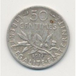 50 Centimes Semeuse - 1911