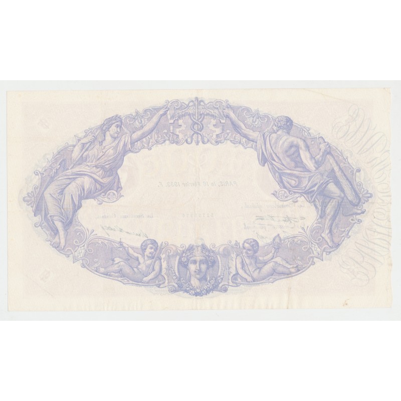 500 Francs Bleu et Rose - 16.12.1933 - Q.2109 - TTB/TTB+