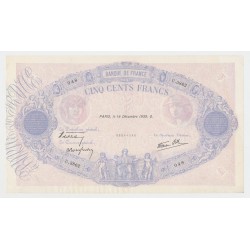 500 Francs Bleu et Rose - 14.12.1939 - U.3862 - TTB+