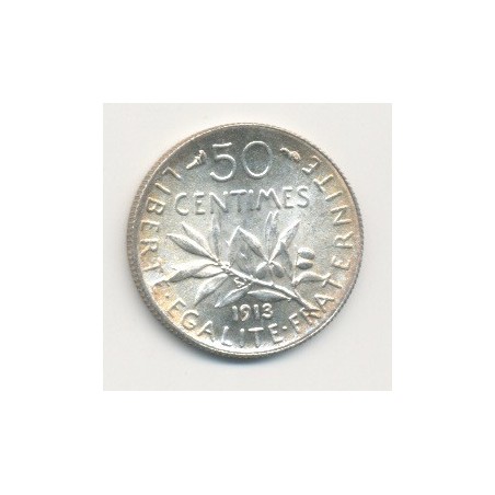 50 Centimes Semeuse - 1913