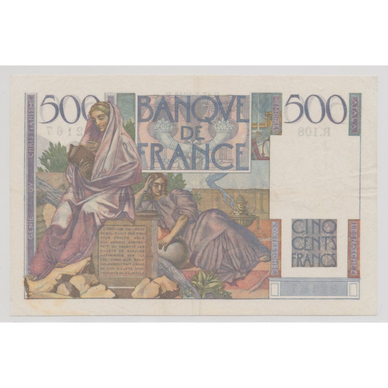 500 Francs chateaubriand - 13.5.1948 - R.108 - TTB/TTB+
