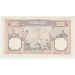 1000 Francs Cérès et mercure - 23.1.1930 - Z.835 - TTB+ 2