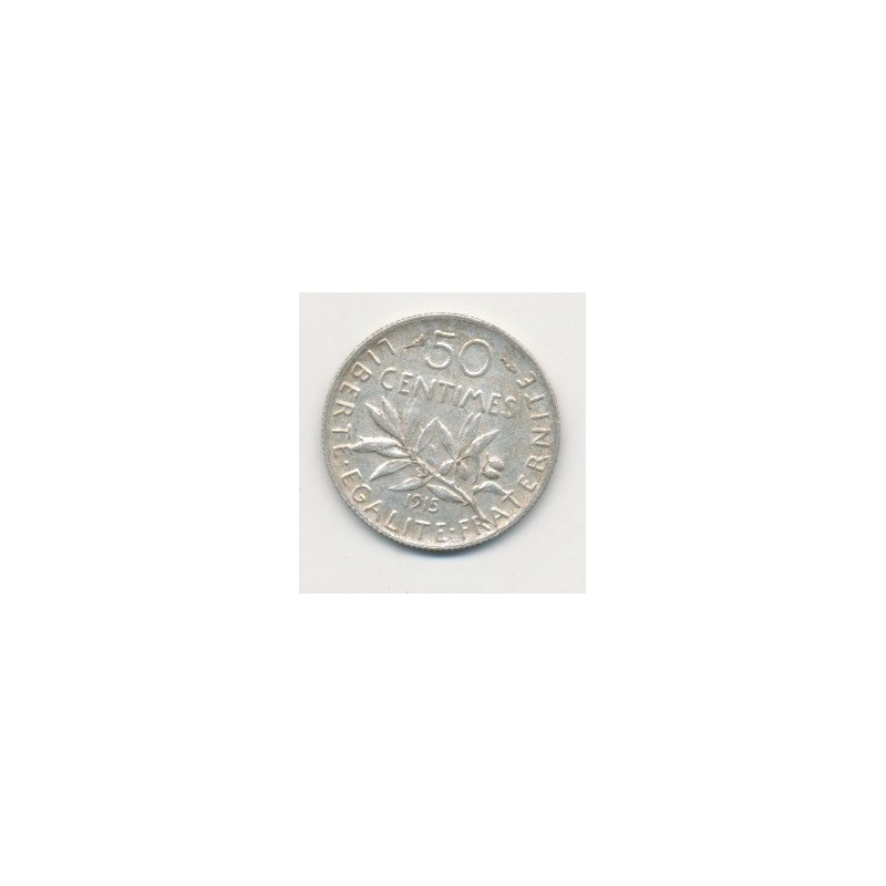 50 Centimes Semeuse - 1915