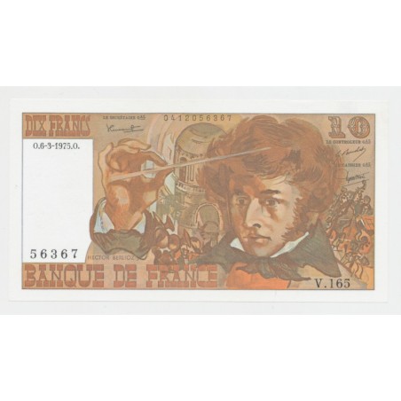 10 Francs Berlioz - 6.3.1975 - V.165 - NEUF