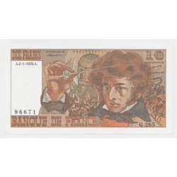 10 Francs Berlioz - 2.1.1976 - SPL