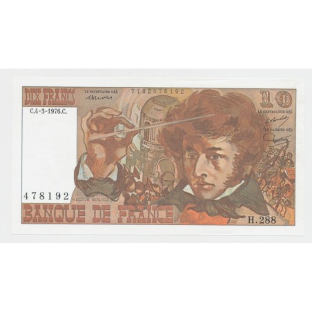 10 Francs Berlioz - 4.3.1976 - NEUF
