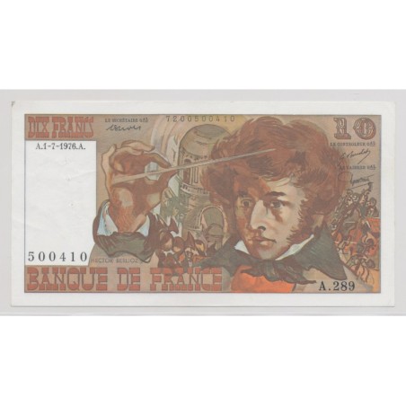 10 Francs Berlioz - 1.7.1976 - A.289 - SUP