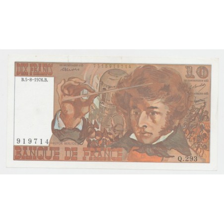 10 Francs Berlioz - 5.8.1976 - NEUF