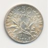 50 Centimes Semeuse - 1917