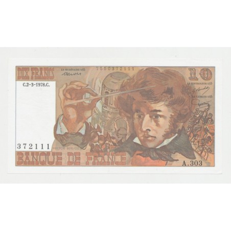 10 Francs Berlioz - 6.7.1978 - A.303 - SPL