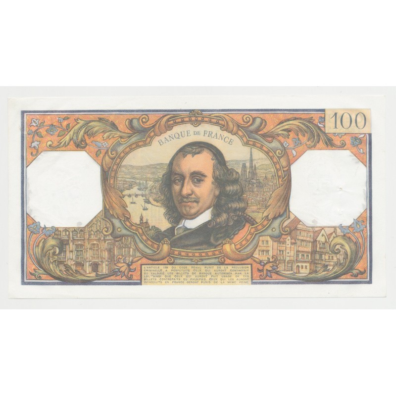 100 Francs Corneille - 6.11.1969 - B.428 - SUP+