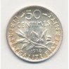 50 Centimes Semeuse - 1918