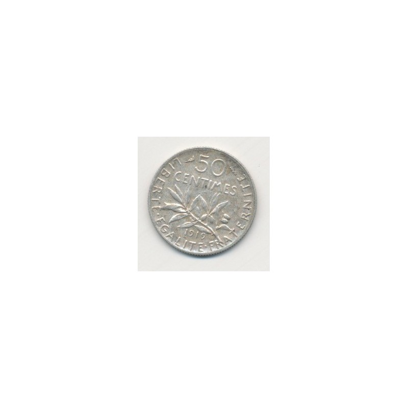 50 Centimes Semeuse - 1919