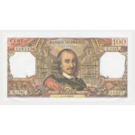 100 Francs Corneille - 1.2.1979 - X.1245 - NEUF