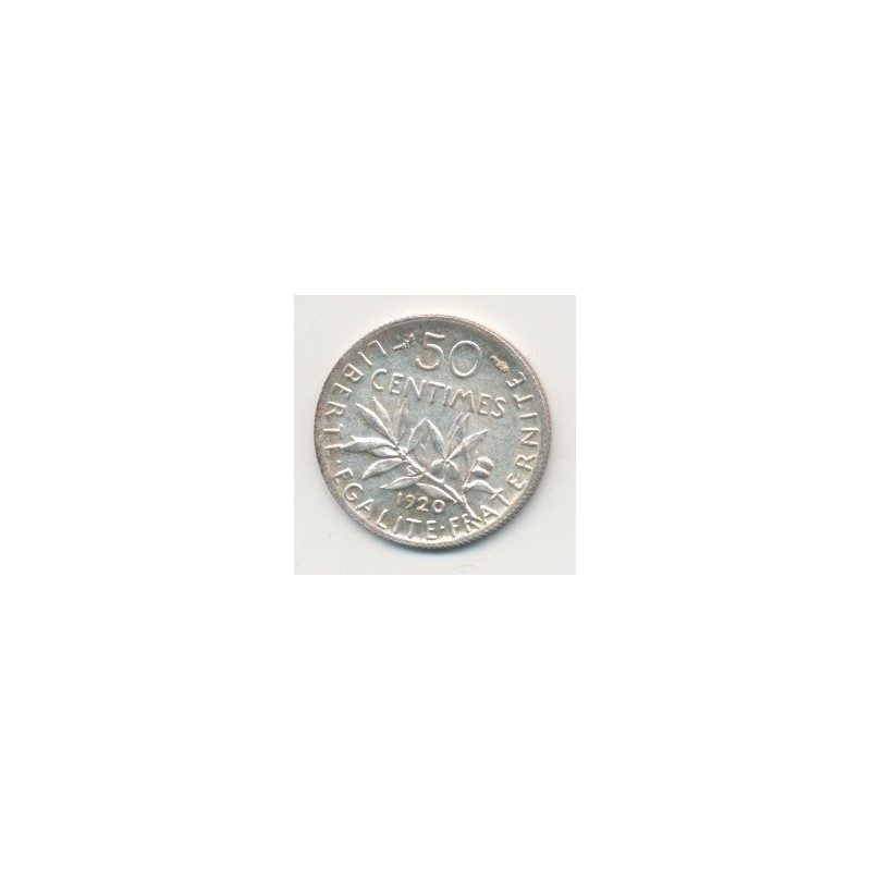 50 Centimes Semeuse - 1920