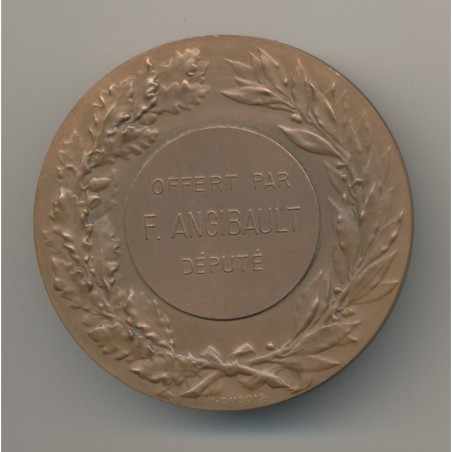Médaille - Thème agricole - offert par le député - bronze - 50mm - TTB+
