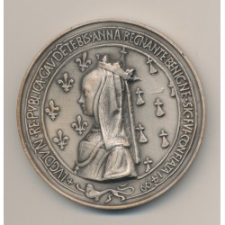 Médaille - Mariage Louis XII et Anne de Bretagne - refrappe - bronze argenté - 54mm - SUP 2
