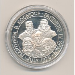 Médaille - Apollo - Soyouz - 1975 - argent - FDC