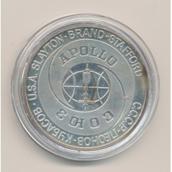 Médaille - Apollo - Soyouz - 1975 - argent - FDC 2