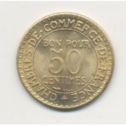50 Centimes Chambre de commerce - 1922 2
