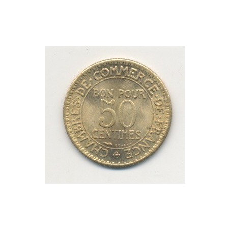 50 Centimes Chambre de commerce - 1922