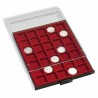 Médailler cases carrées - 24X24mm - 80 cases - Leuchtturm MB