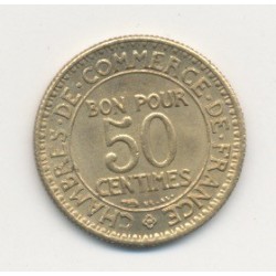 50 Centimes Chambre de commerce - 1922 2