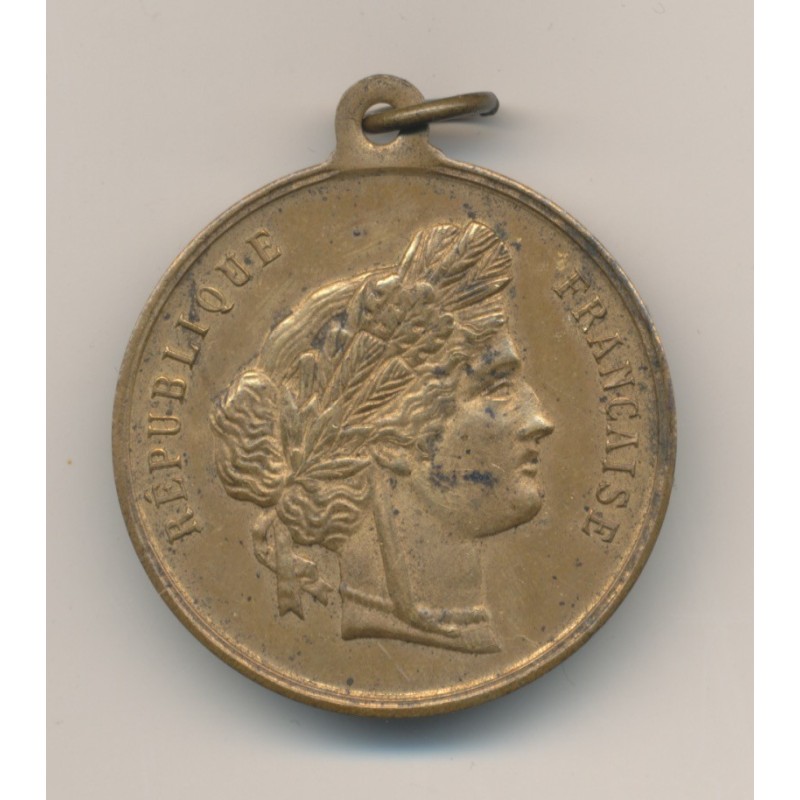 Médaille - Fête de charité - Rochefort 1880 - Musique et fanfare - TTB