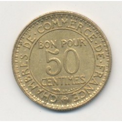 50 Centimes Chambre de commerce - 1924 2
