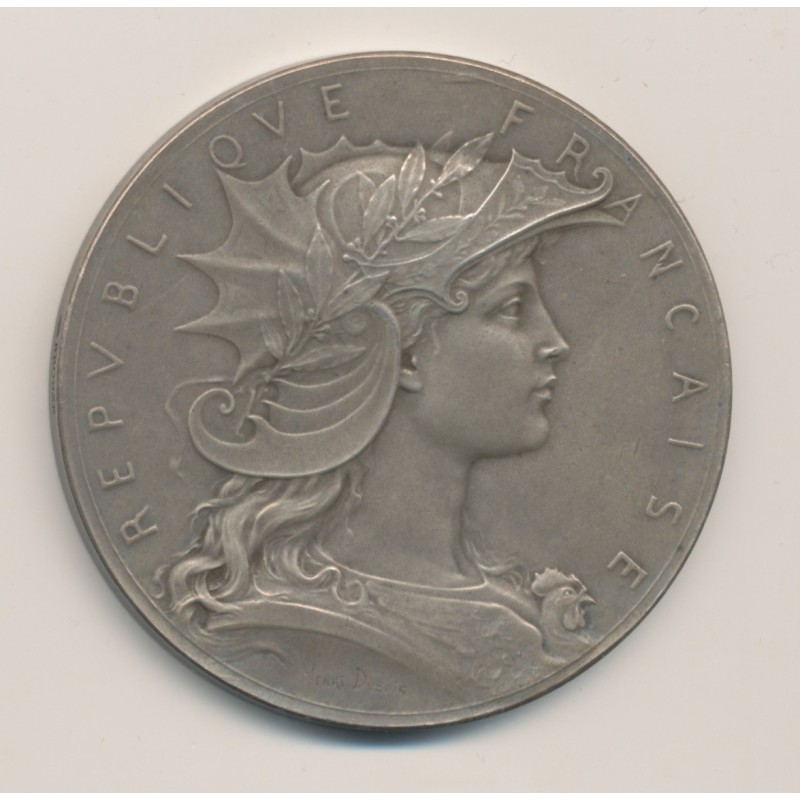 Médaille - Concours de Tir - bronze argenté - Henri Dubois - 51mm - TTB+
