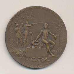 Médaille - Concours de Tir - bronze - 51mm - TTB+ 2