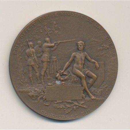 Médaille - Concours de Tir - bronze - 51mm - TTB+