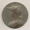 Médaille - Ministère de l'intérieur - O.Roty - bronze - 52mm - SUP
