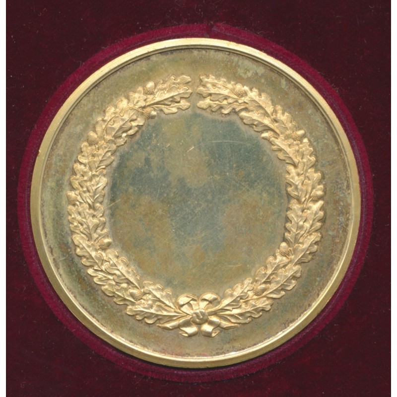 Médaille - Blason de la ville de Bordeaux - vermeil - SUP - avec écrin - 51mm